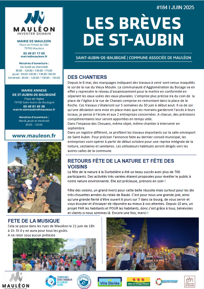 Brèves Juin