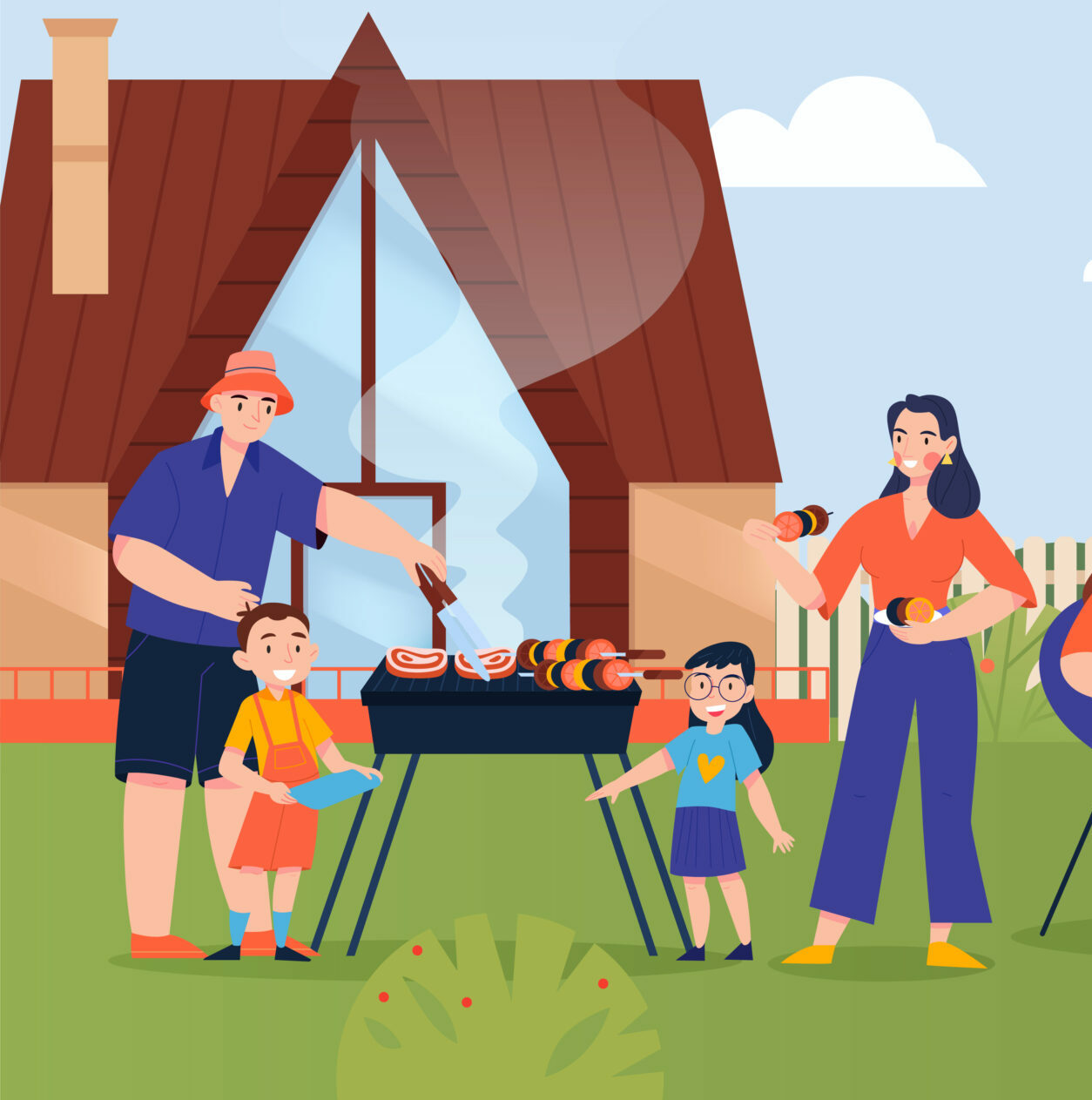 Barbecue at dacha flat poster with big family resting on lawn of country house vector illustration SSUCv3H4sIAAAAAAACA02RTWvDMAyG/4rQOawbu+U41g4Gg7Idyw6KrSamjhX8ka6U/PfJ/Ri7vfqw9OrxGTtKzmB7Rud9STlSdhKwfWqQrcsSHXlsH5cGU6ZcEift1chQ5l6rl/g+ZHeueWxxI2KBgoXX6MIB9XHpNP3hkmHvKbCUhEtzb9+yTJ7/2jY0Ol8nL98NUs/BnOpS3RrZM1087LR0OGaO483Q7CzLVVKxrkqcxZDX+nM1rMfJWLN9pGlwJrqZY40tJ6MCXyh2bAoDZbBkBoK9VzlJ0jVwdHmAzvWwr+5OEDllF3qQAJ6OAWQPRkrI8QSDXscws1F88B/rA6yVKXWeYb39ugD65GB1ugvwvn2DvcRRiTSYfyoXbG6ArrPSykgwPOVCfhX0NyKvFKZNhiZl0qAc9OOWZfkFvCr7k9YBAAA=
