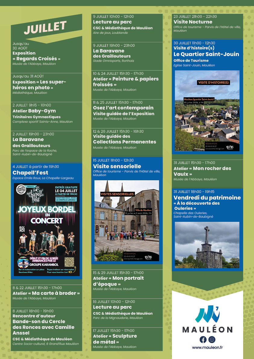AFFICHE_Prog'ESTIVALE_2026 juillet