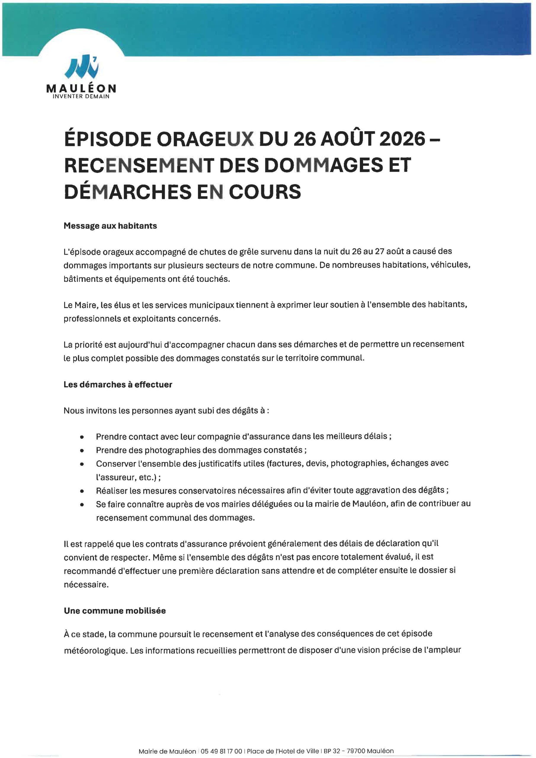 Courrier d'informations - Recensement des dégats - Episode orageux du 26 août 2026_Page_1