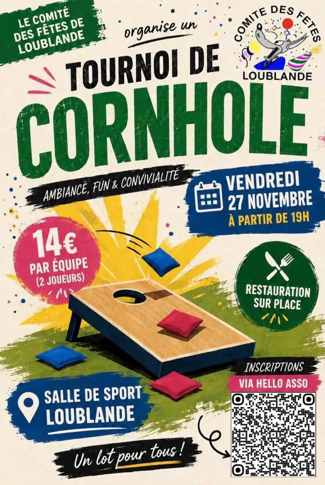 tournoi de cornhole loublande